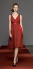 Red dress from Monsoon UK.
